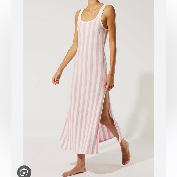 NWOT Solid & Striped The Kimberly Dress in Cotton Candy in XL - Picture 3 of 7